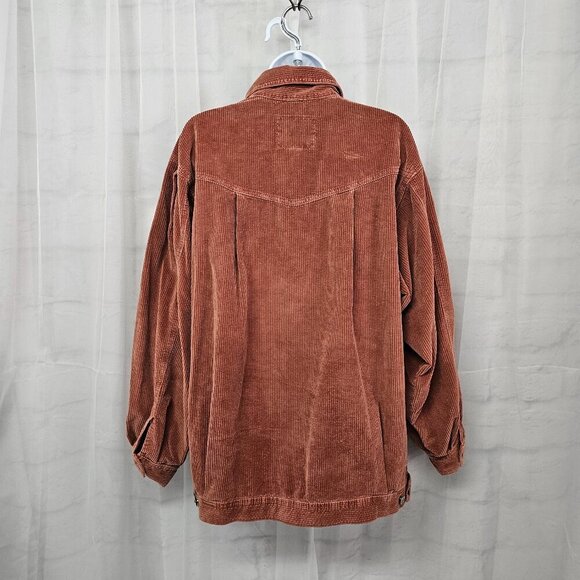 American Eagle Outfitters Rust Corduroy Utility Jacket - Picture 8 of 13